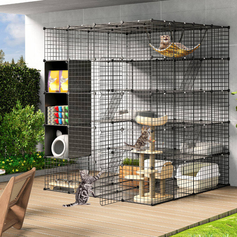 Archie Oscar Willer Indoor Outdoor Cat Cage Catio Cat House